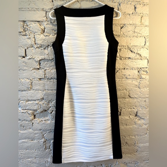NWOT Calvin Klein Color Block Sheath Dress, Size 6 - Picture 2 of 4